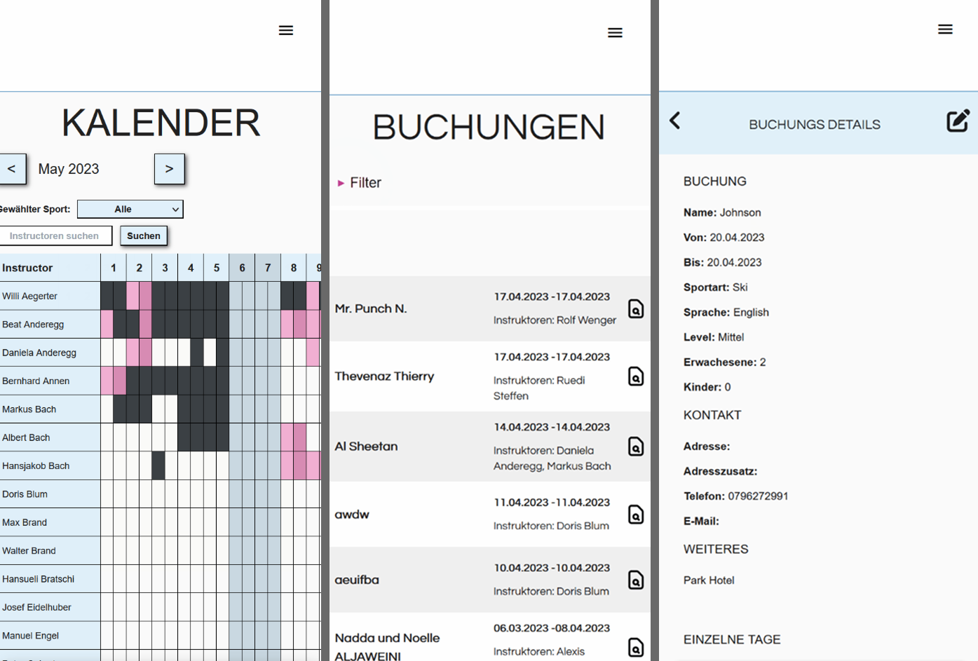 Ski Instructor App Vorschau
